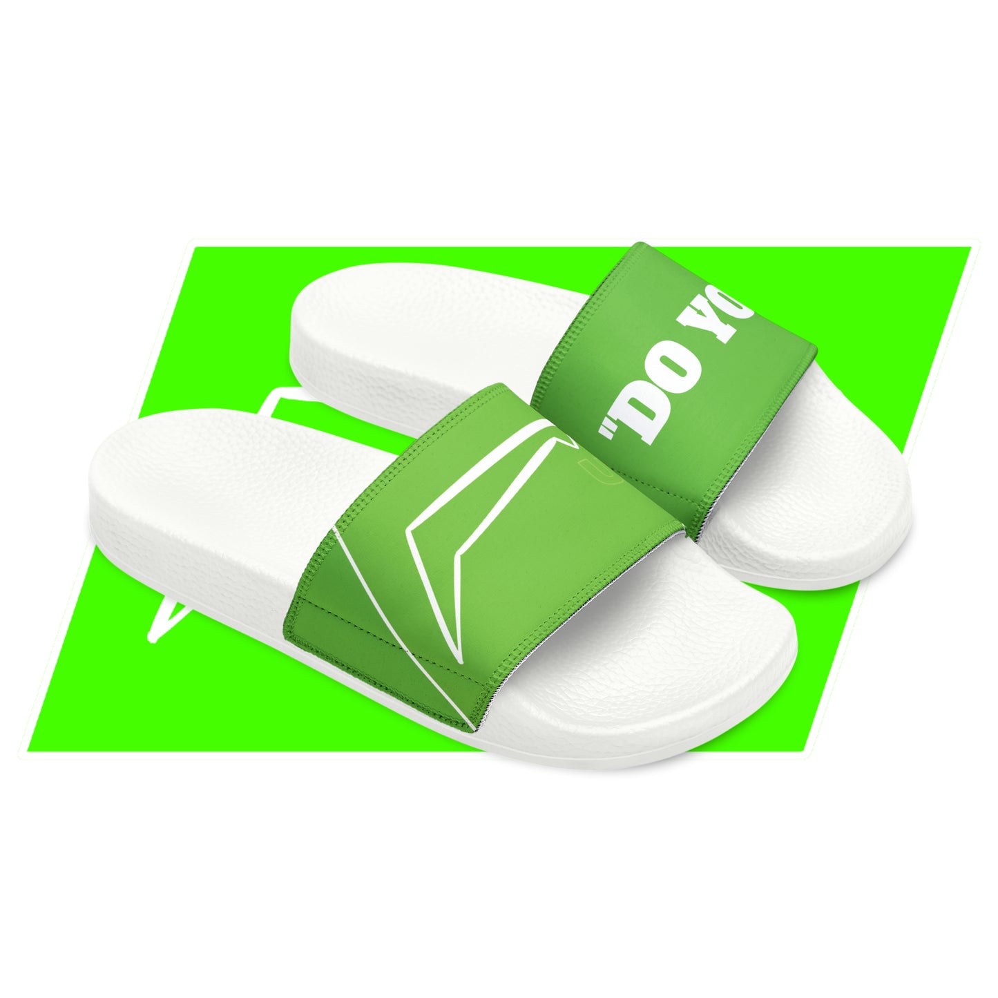 Dudda$ "Lime Elite" Slides (Mens)