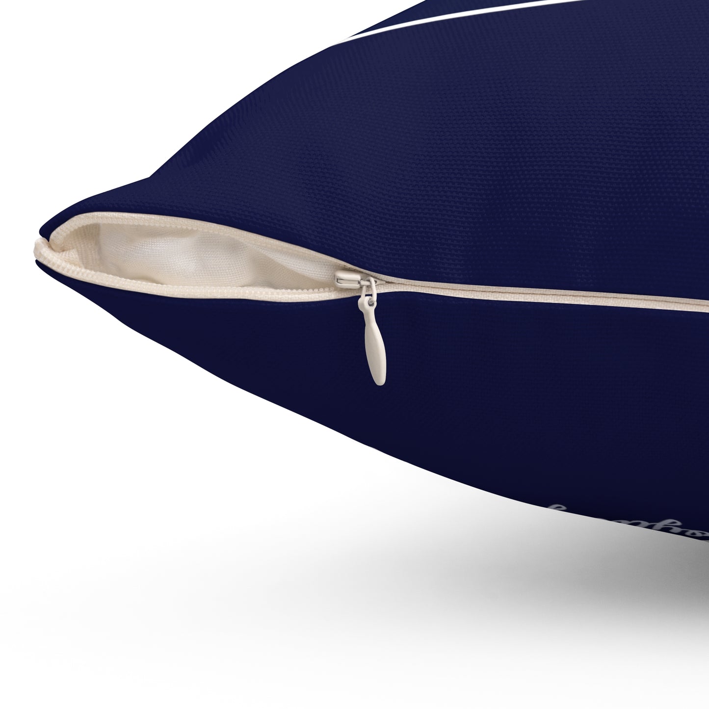 Dudda$ L.I.L "Navy" Spun Polyester Square Pillow