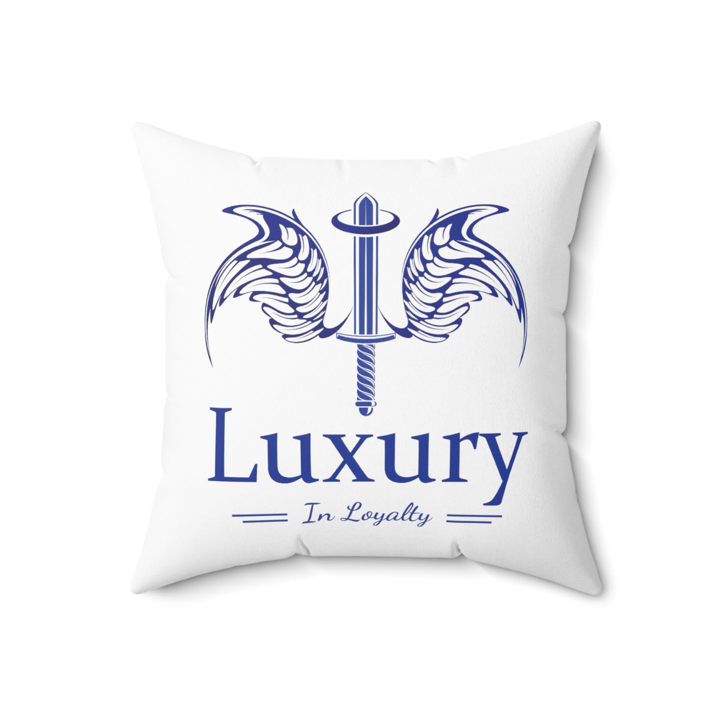 Dudda$ L.I.L "Blue Fin" Spun Polyester Square Pillow