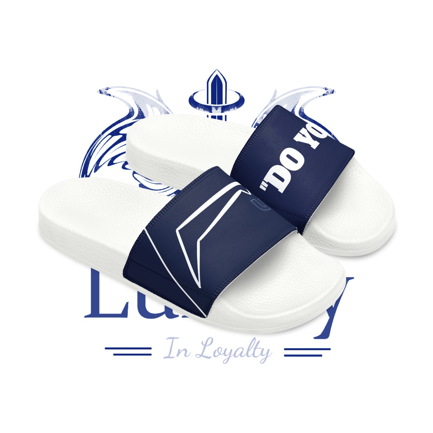 Dudda$ "Navy" Slides (Mens)