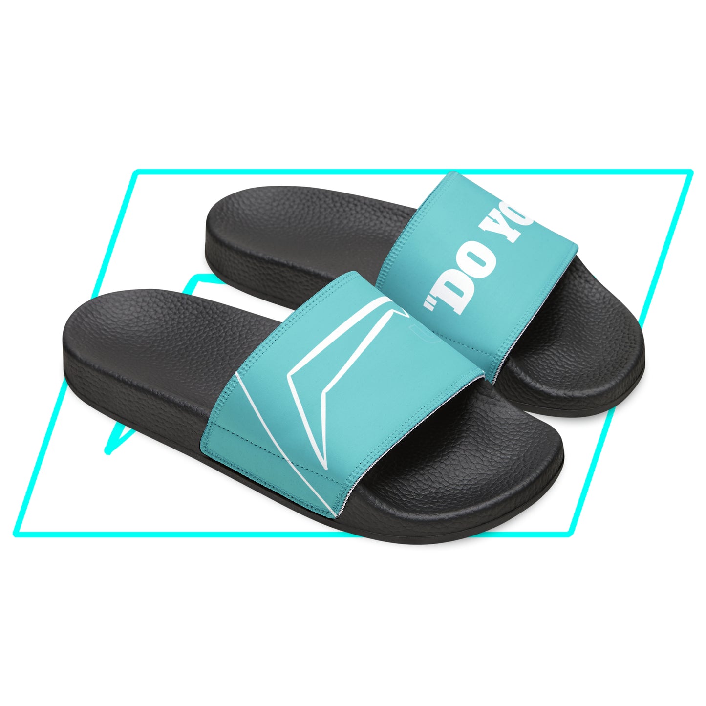 Dudda$ "Lightning Blue" Slides (Mens)