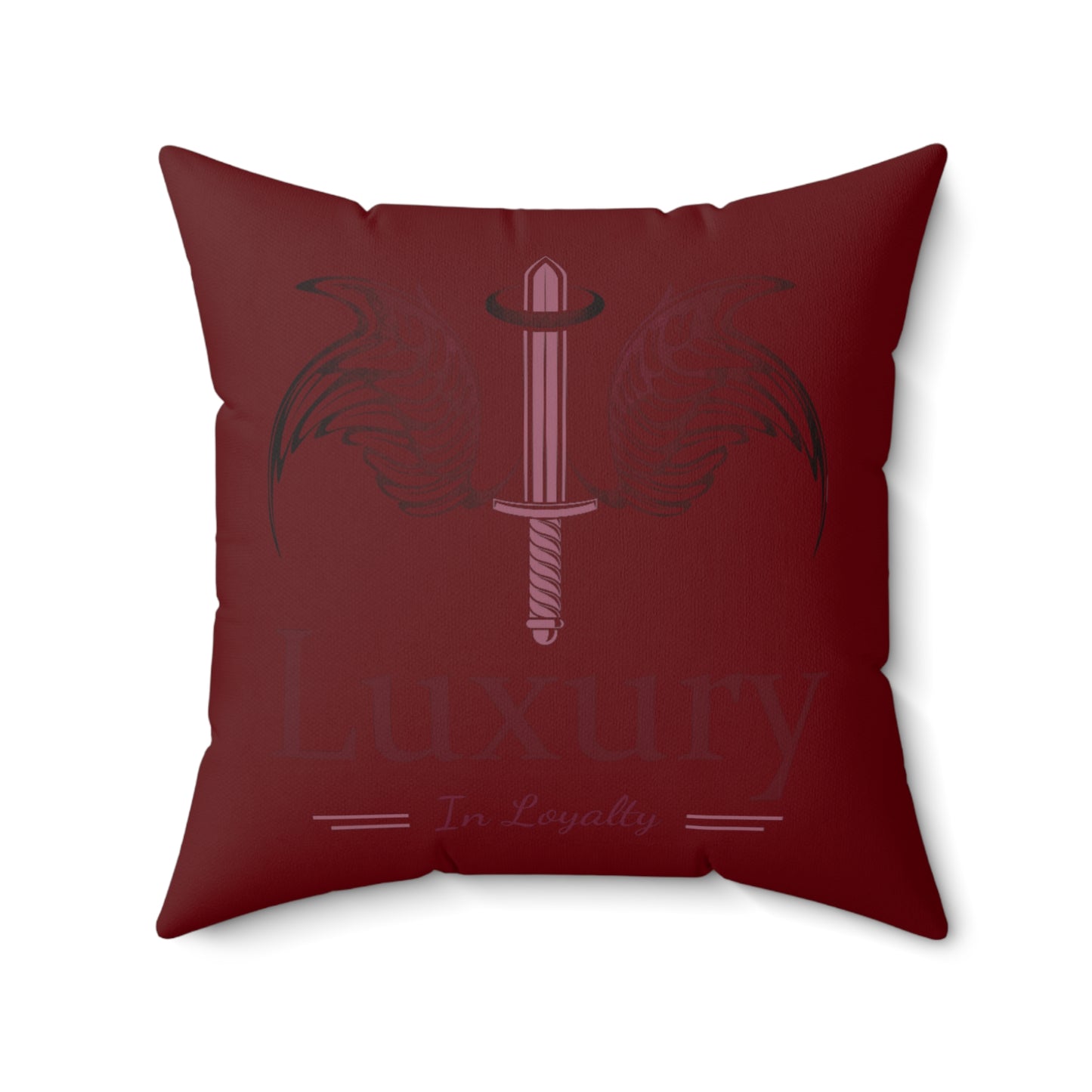 Dudda$ L.I.L "Cherry" Spun Polyester Square Pillow
