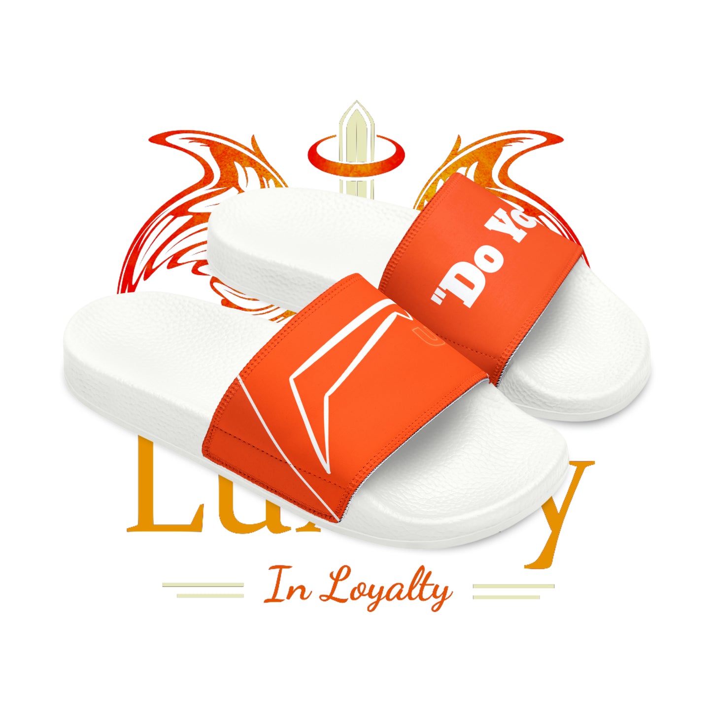 Dudda$ "Florida Orange" Slides (Mens)