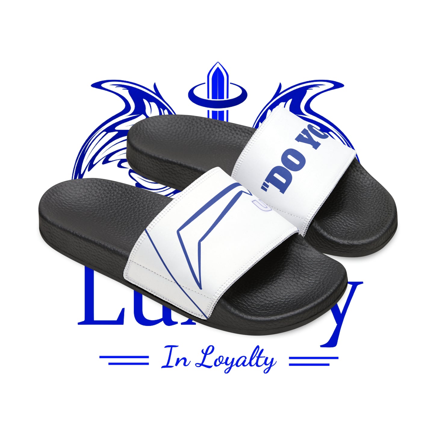 Dudda$ "Blue Fin" Slides (Mens)