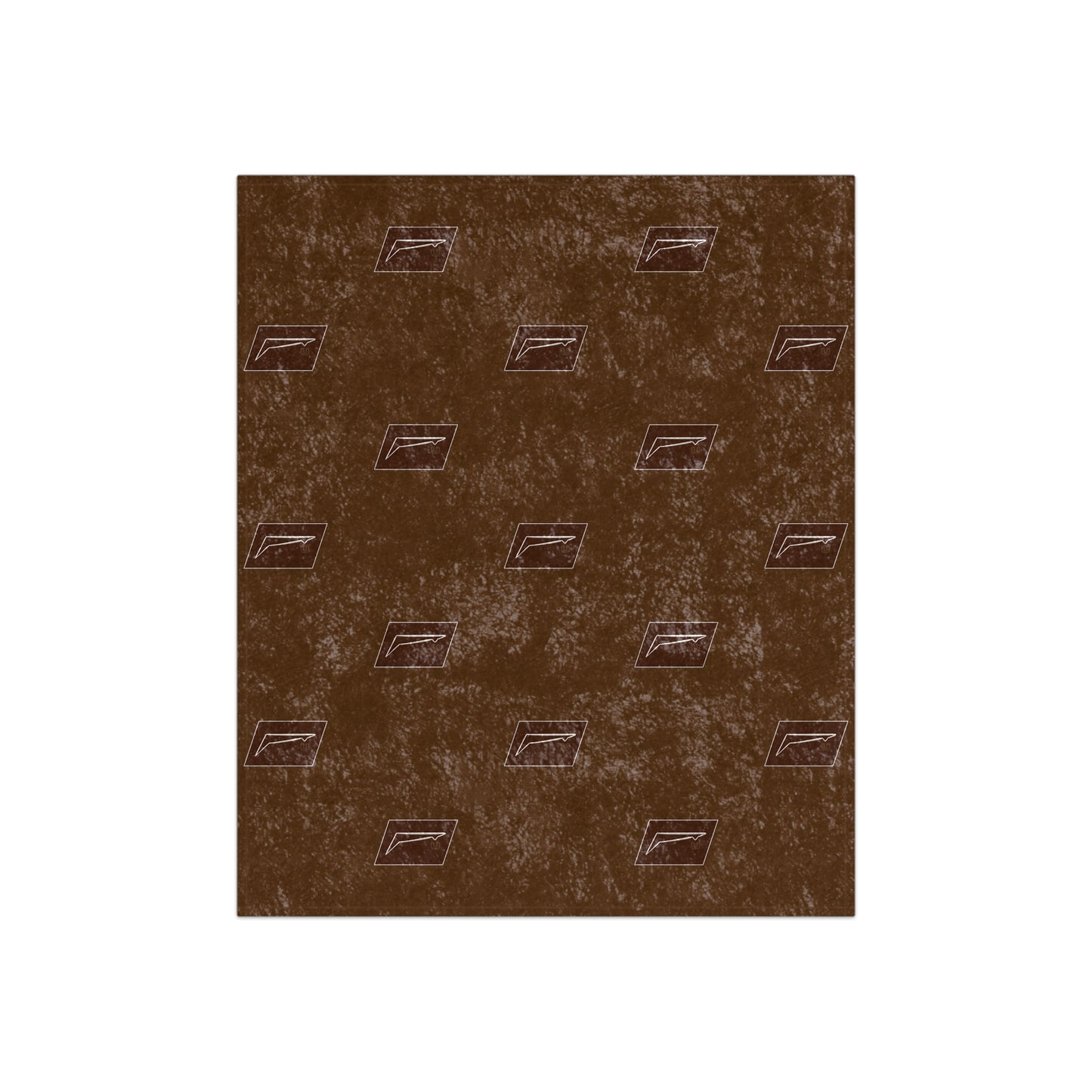 Dudda$ "Brownie" Crushed Velvet Blanket