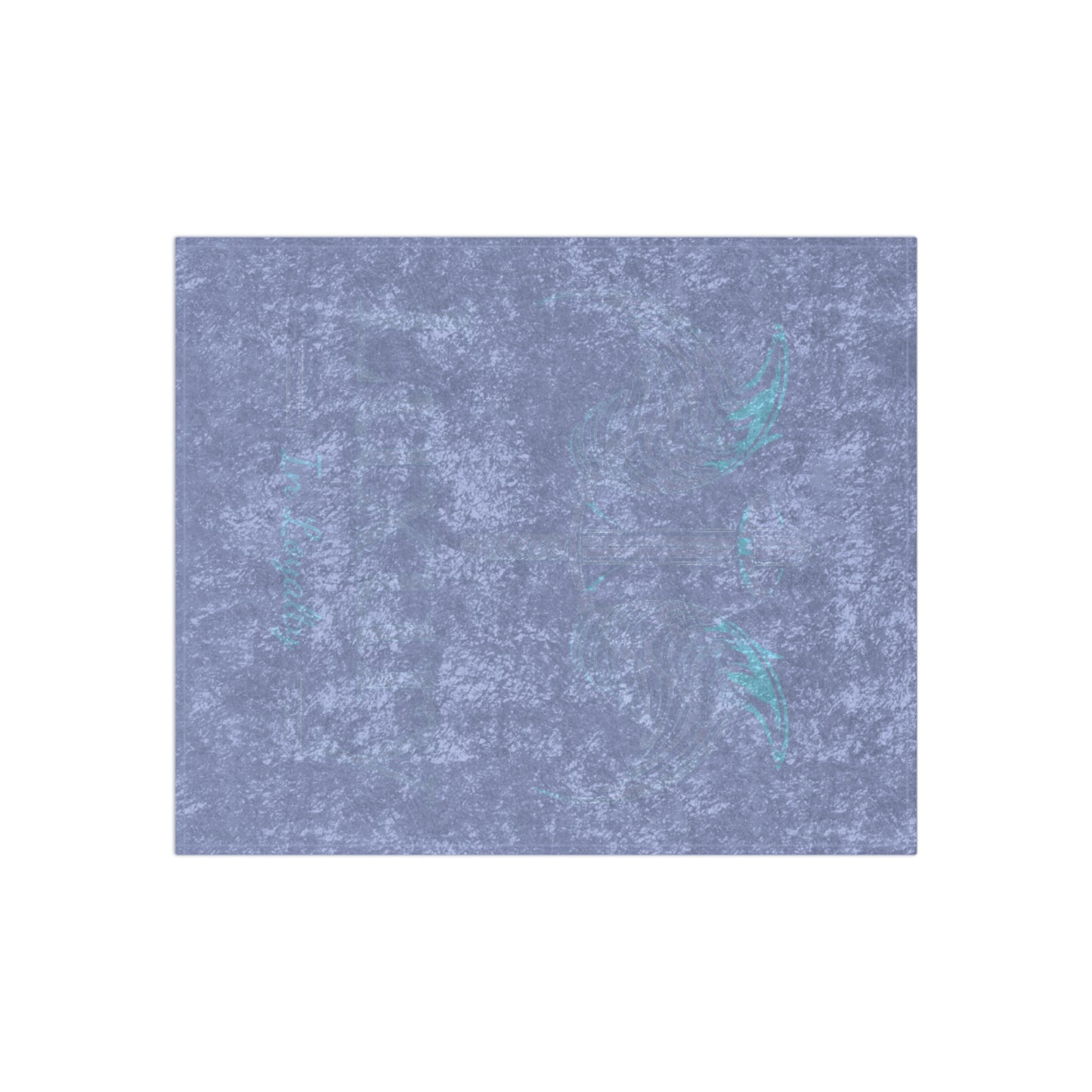 Dudda$ L.I.L "Violet" Crushed Velvet Blanket