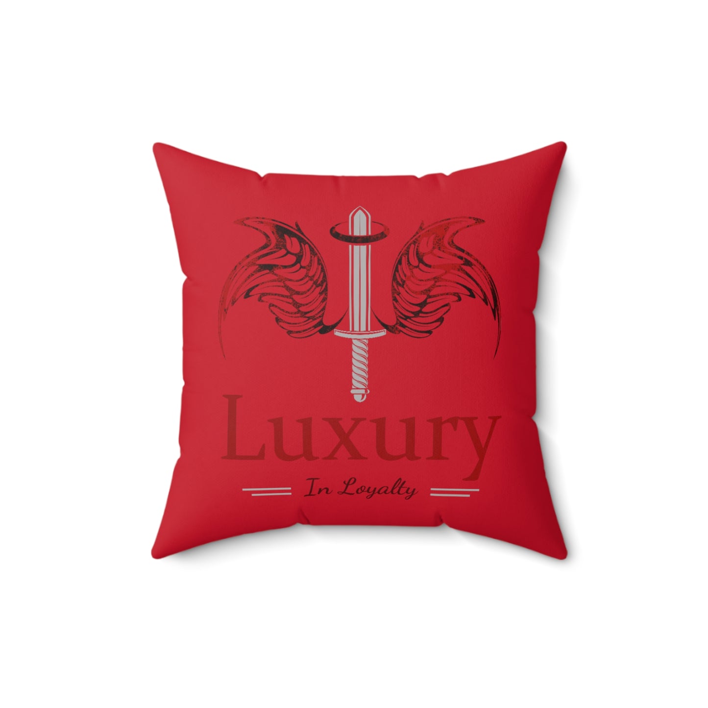 Dudda$ L.I.L "Cardinal" Spun Polyester Square Pillow