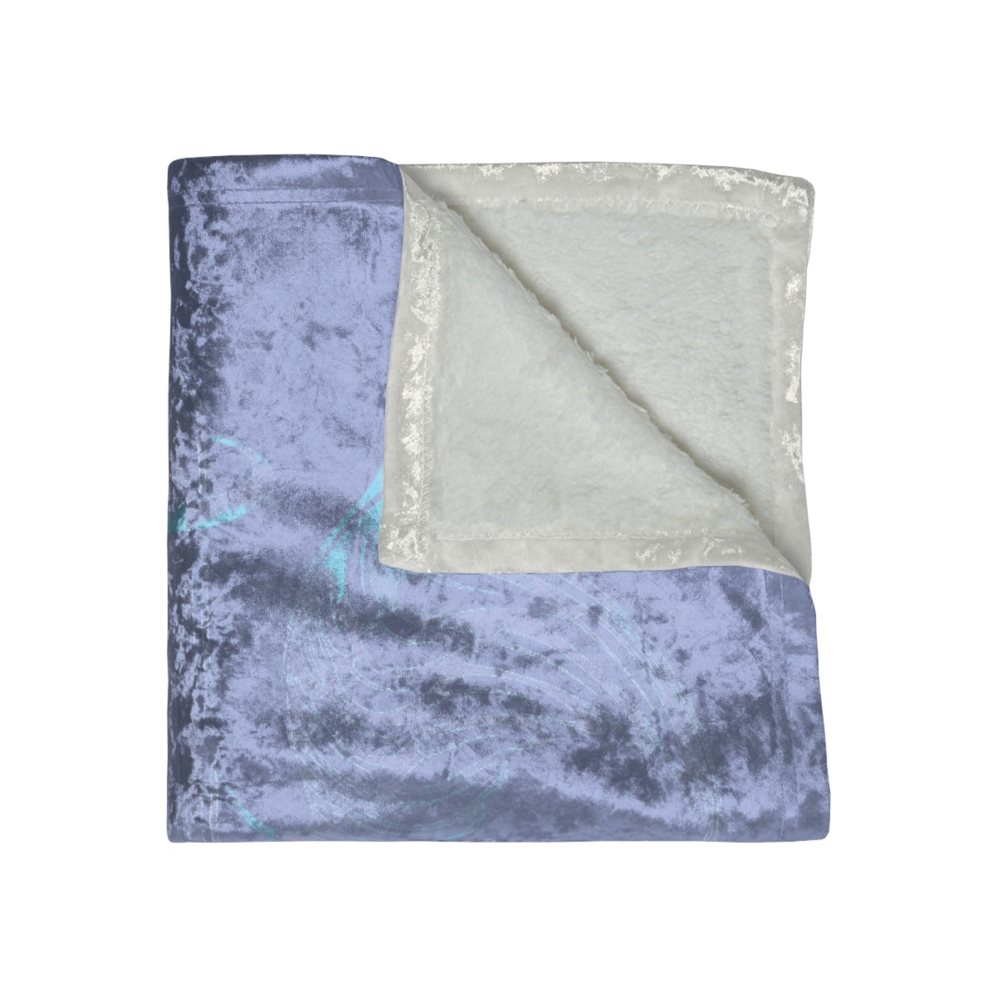 Dudda$ L.I.L "Violet" Crushed Velvet Blanket