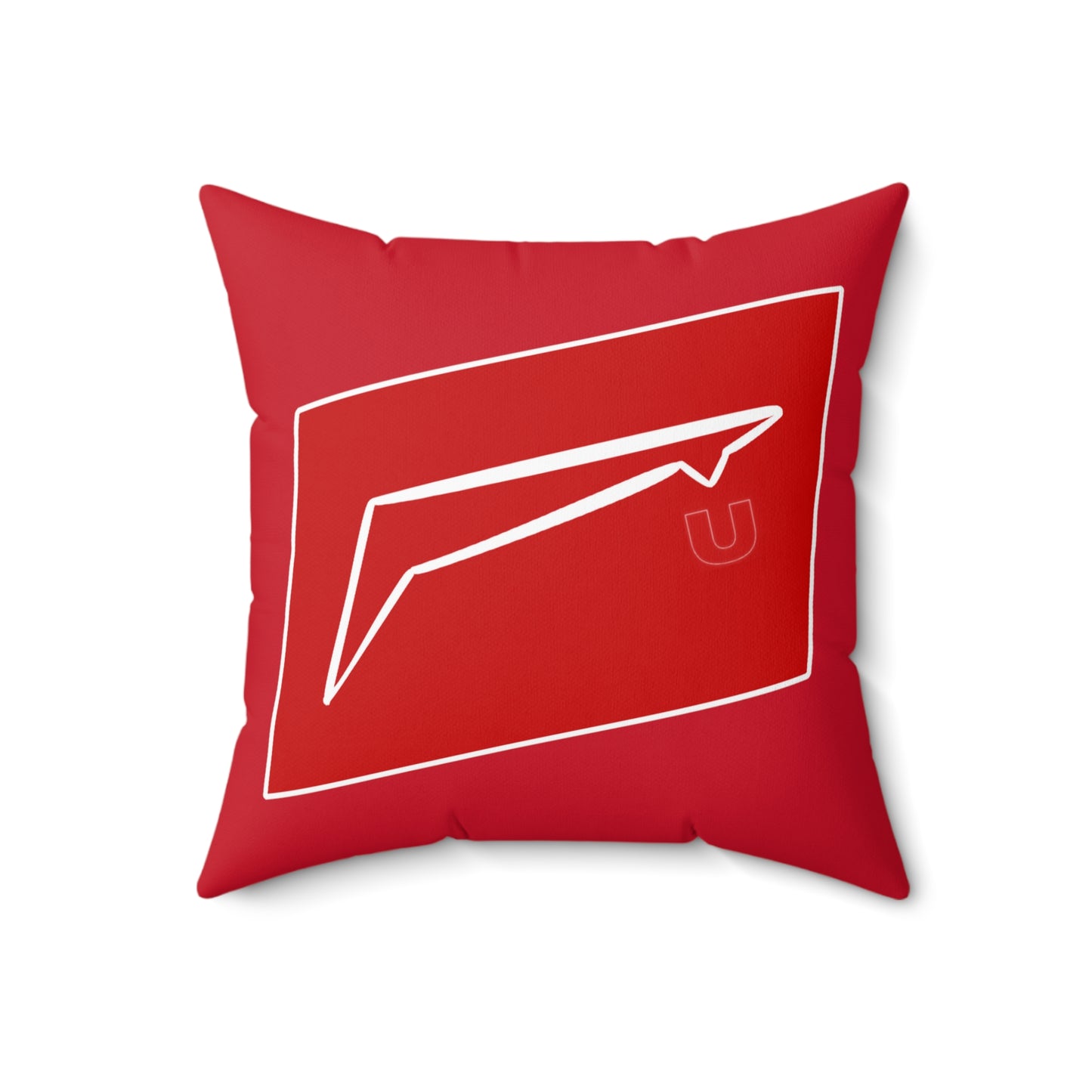 Dudda$ L.I.L "Cardinal" Spun Polyester Square Pillow