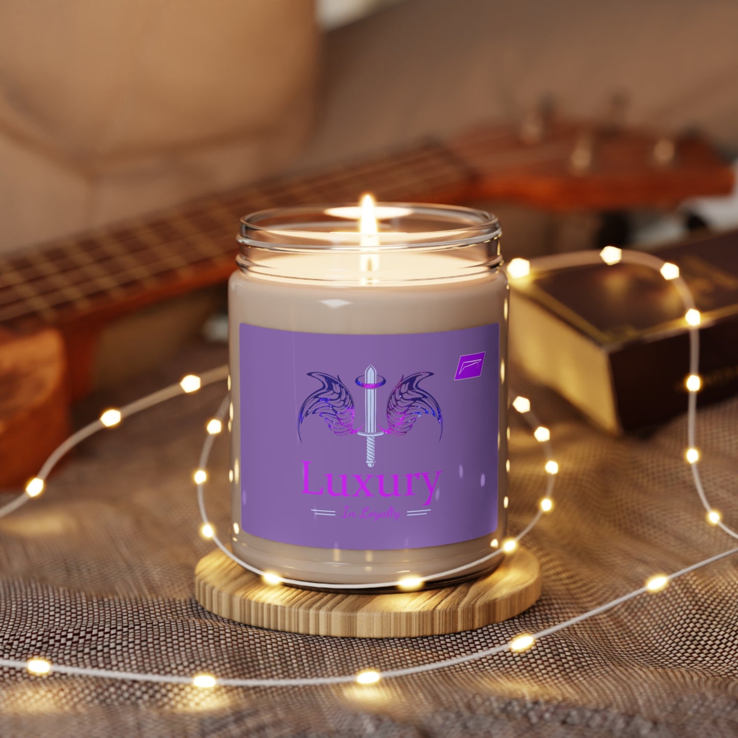 Dudda$ L.I.L White Sage + Lavender Scented Soy Candle, 9oz