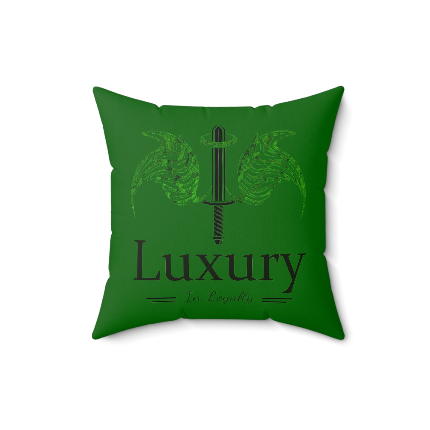 Dudda$ L.I.L "Forest" Spun Polyester Square Pillow