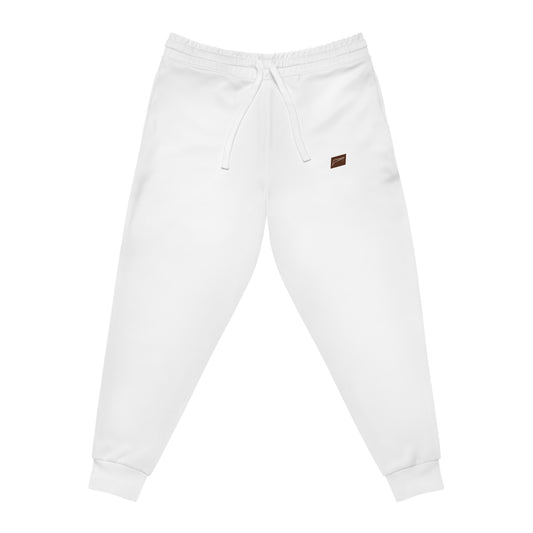 Dudda$ "Brownie-White" Athletic Joggers