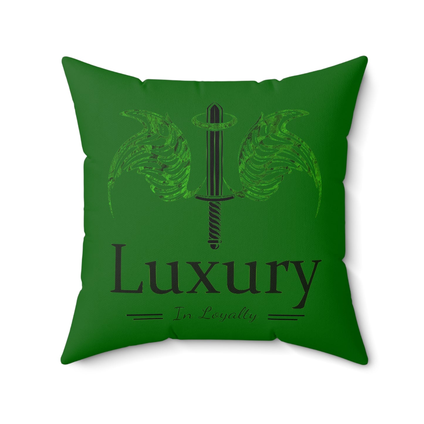Dudda$ L.I.L "Forest" Spun Polyester Square Pillow