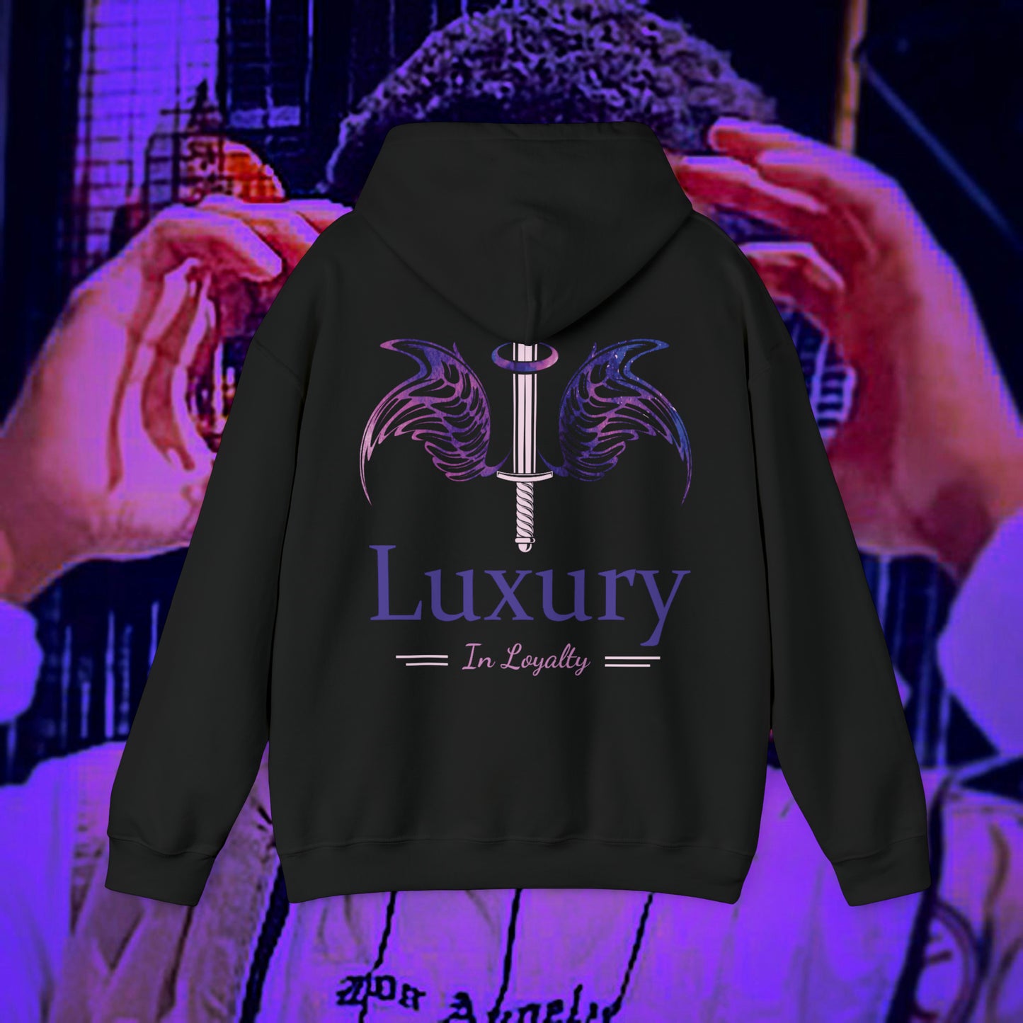 Dudda$ L.I.L "Purple Pilot" Unisex Heavy Blend™ Hooded Sweatshirt