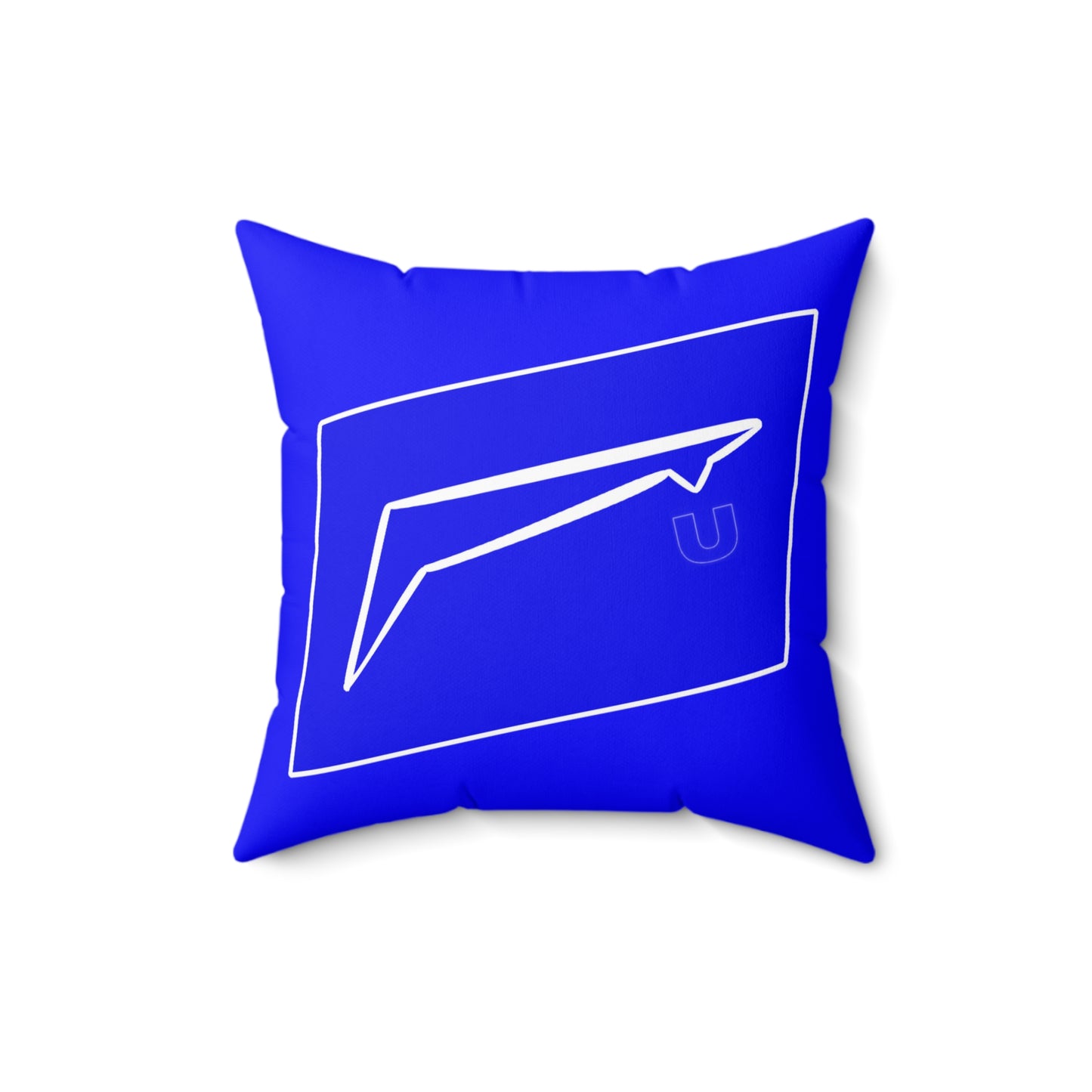 Dudda$ L.I.L "Big Blue" Spun Polyester Square Pillow