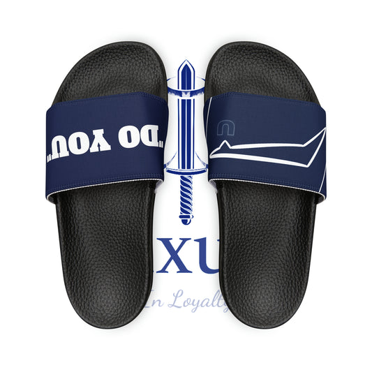 Dudda$ "Navy" Slides (Mens)