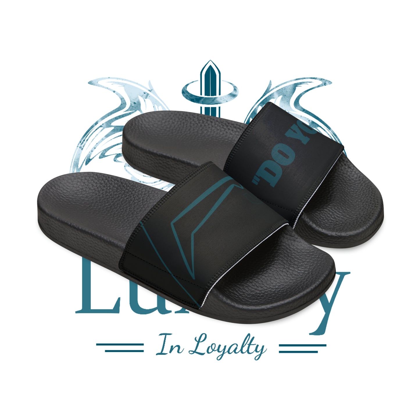 Dudda$ "Stargazer" Black Slides (Mens)