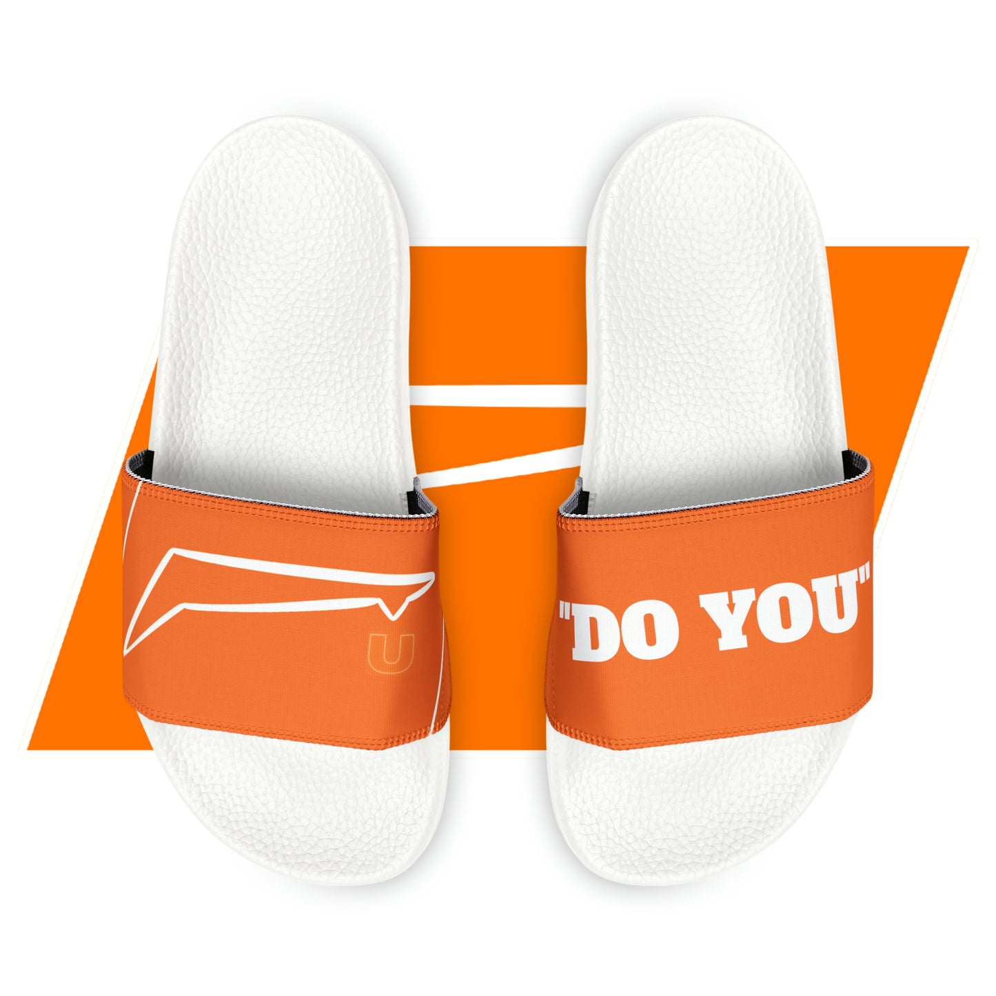 Dudda$ "Summer Orange" Slides (Mens)