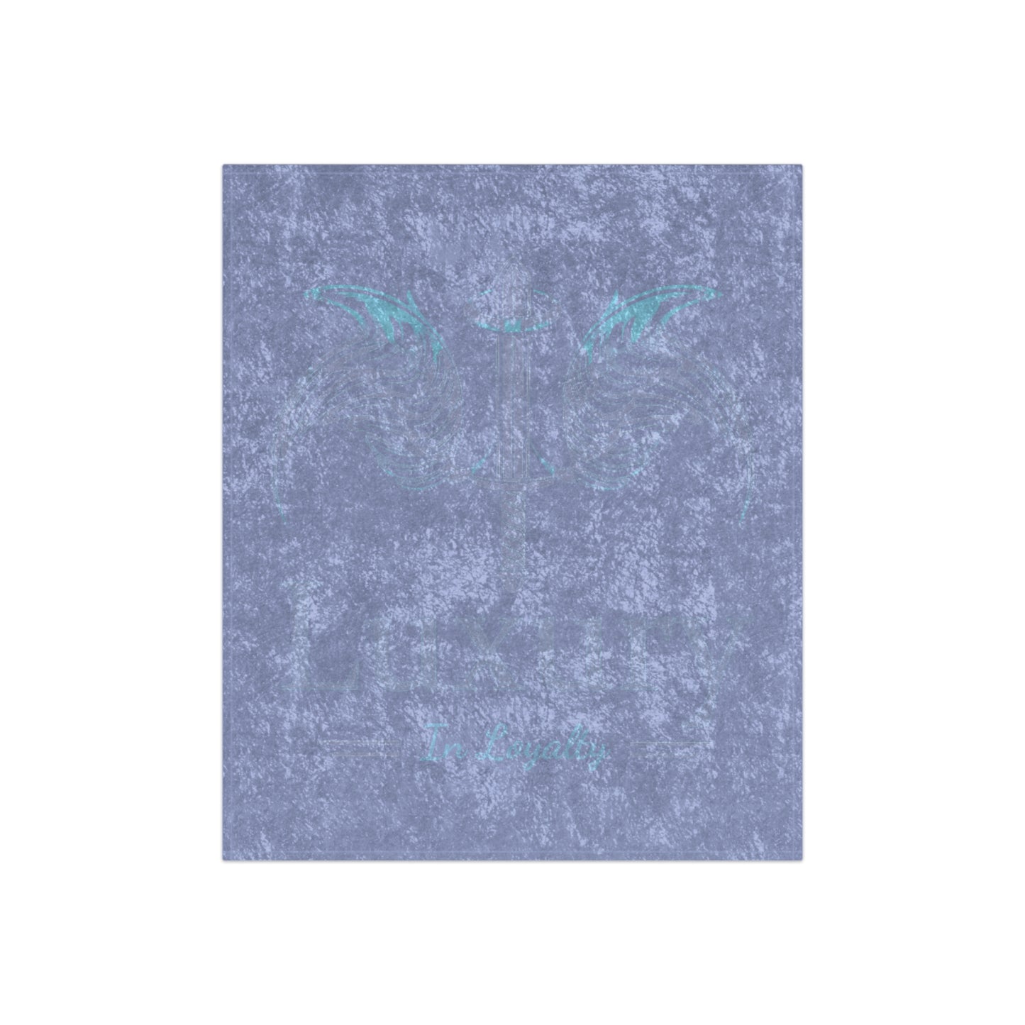 Dudda$ L.I.L "Violet" Crushed Velvet Blanket