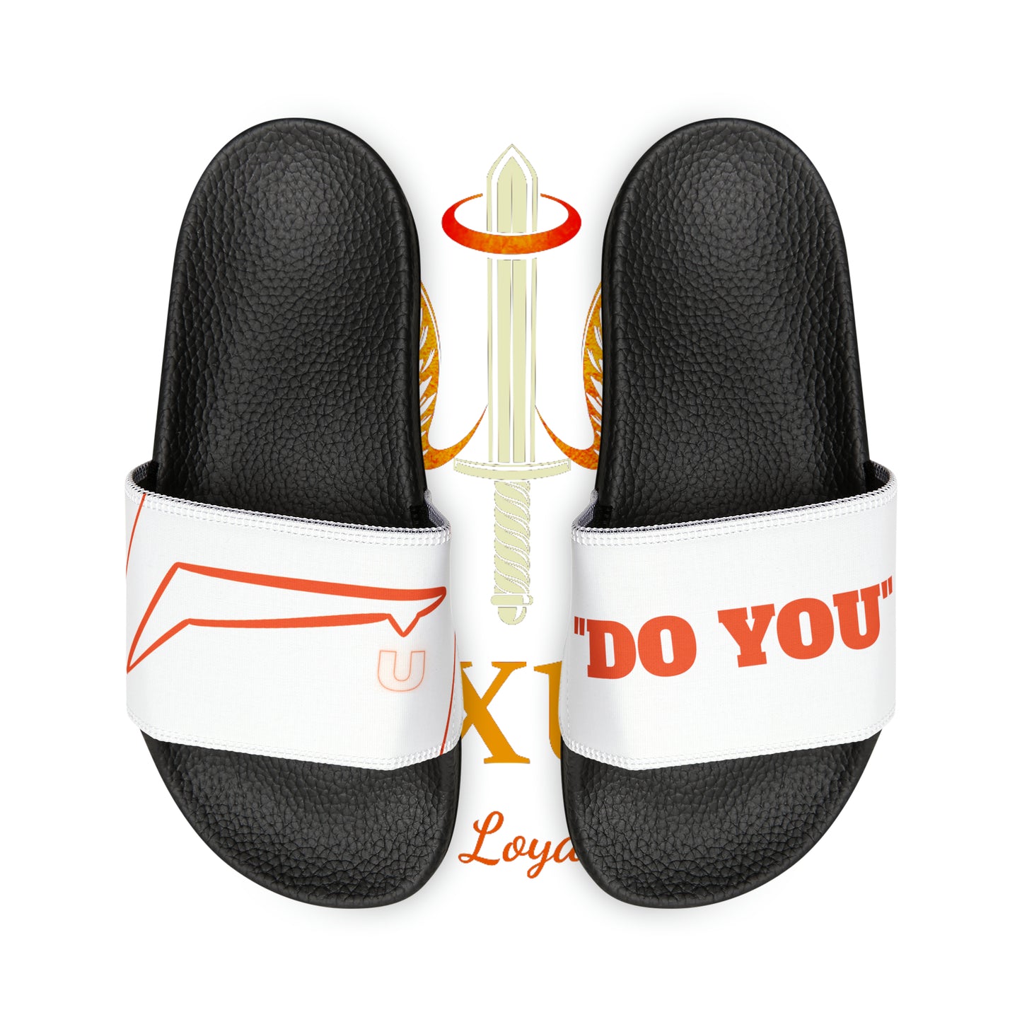 Dudda$ "Orange Frost" Slides (Mens)