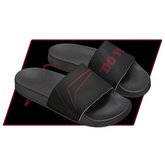 Dudda$ "Cherry" Black Slides (Mens)