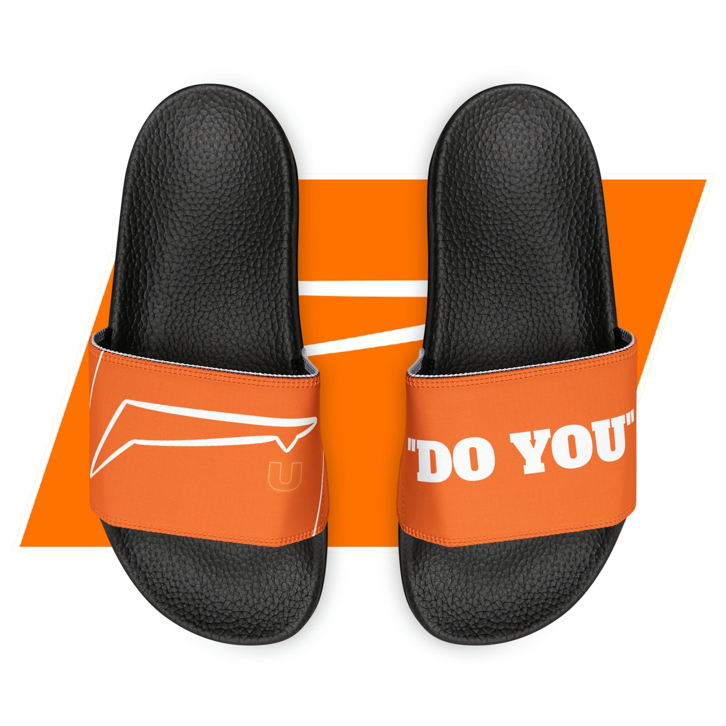 Dudda$ "Summer Orange" Slides (Mens)