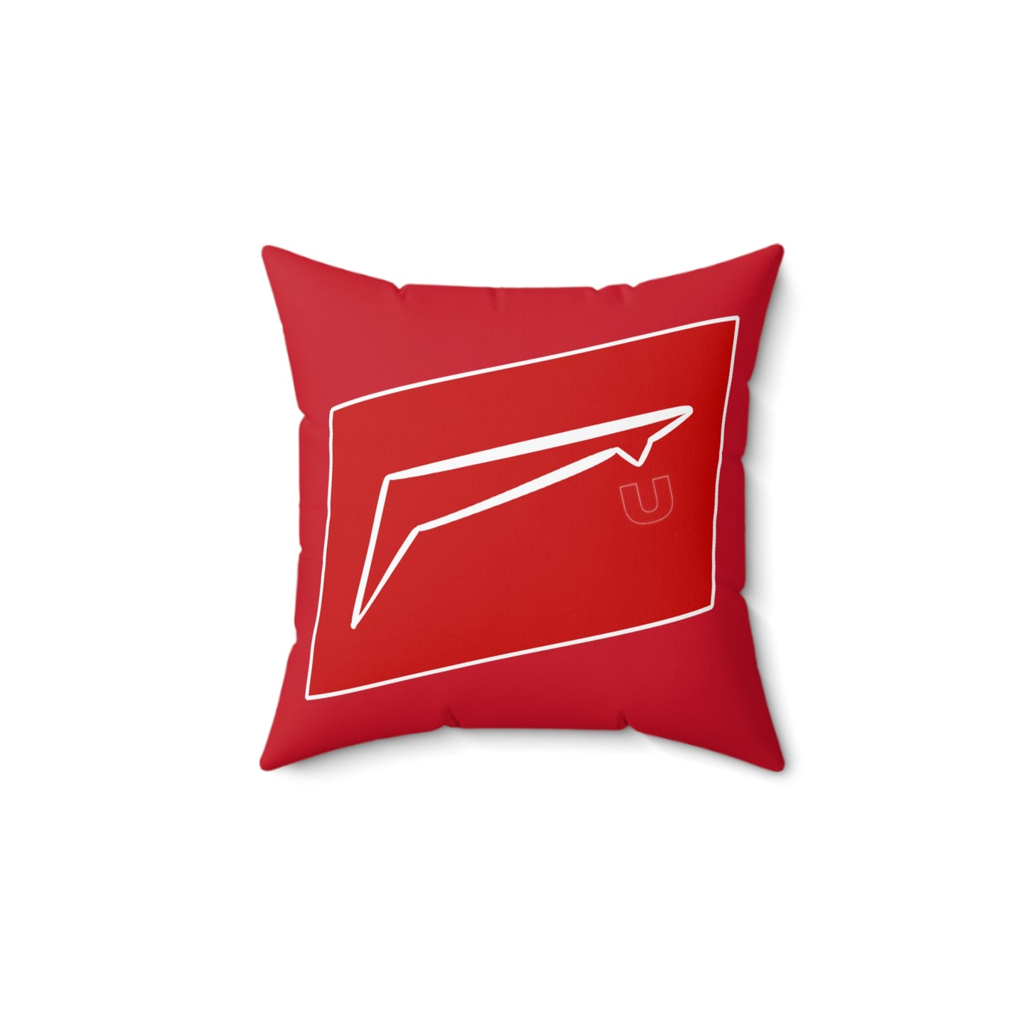 Dudda$ L.I.L "Cardinal" Spun Polyester Square Pillow