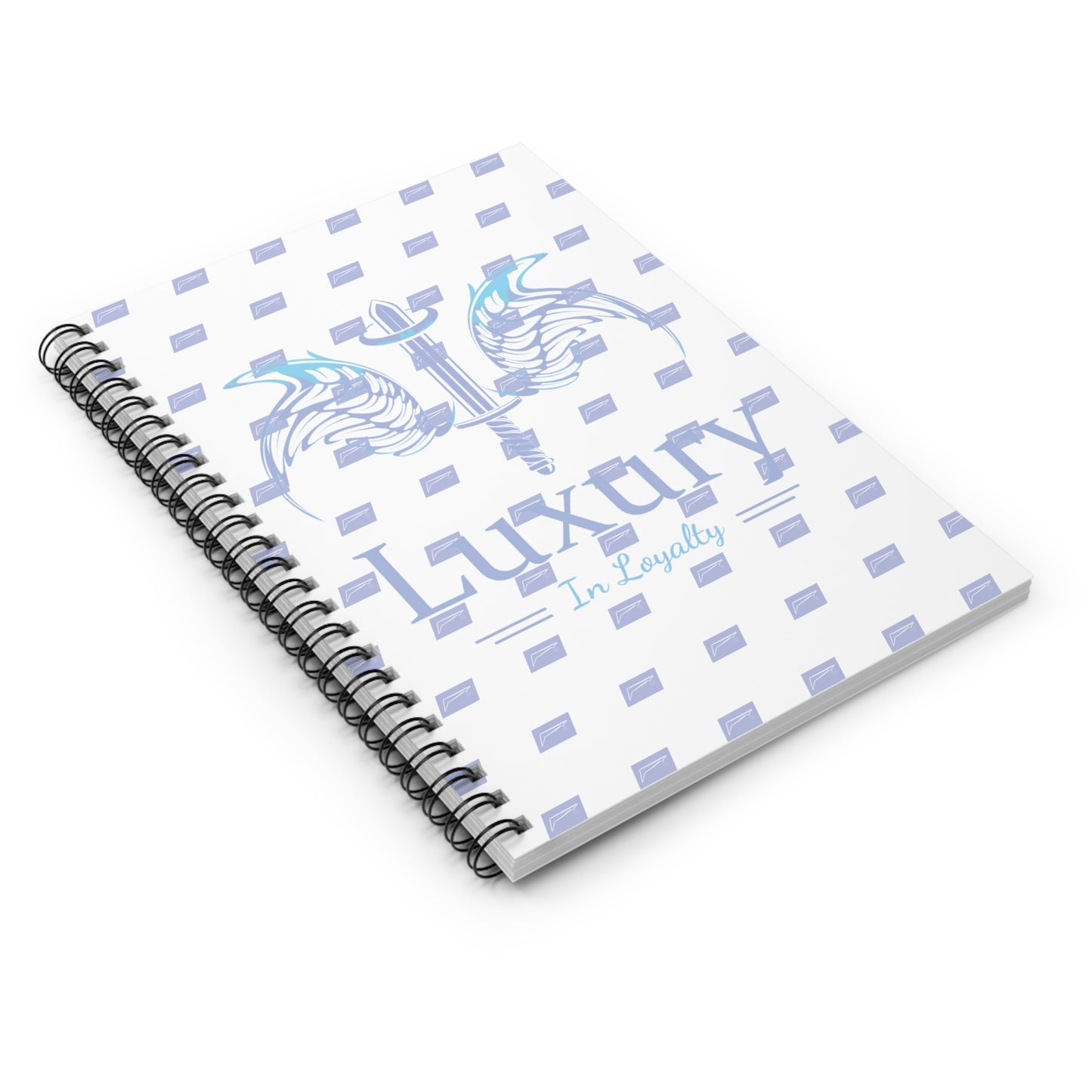 Dudda$ L.I.L "Violet-White" Spiral Notebook - Ruled Line