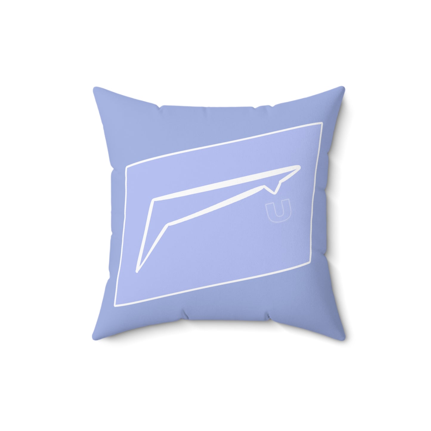Dudda$ L.I.L "Violet" Spun Polyester Square Pillow