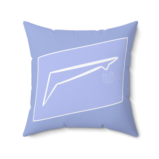 Dudda$ L.I.L "Violet" Spun Polyester Square Pillow