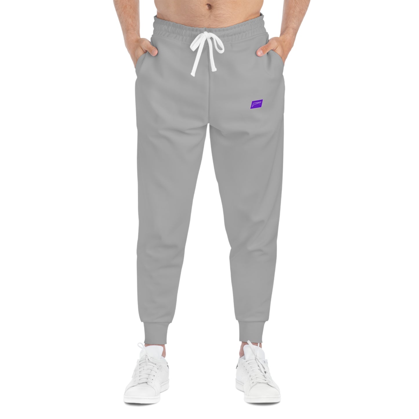 Dudda$ "Purple Pilot-Light Grey" Athletic Joggers