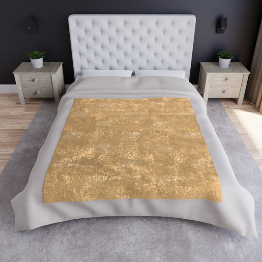 Dudda$ "Beach Brown" Crushed Velvet Blanket