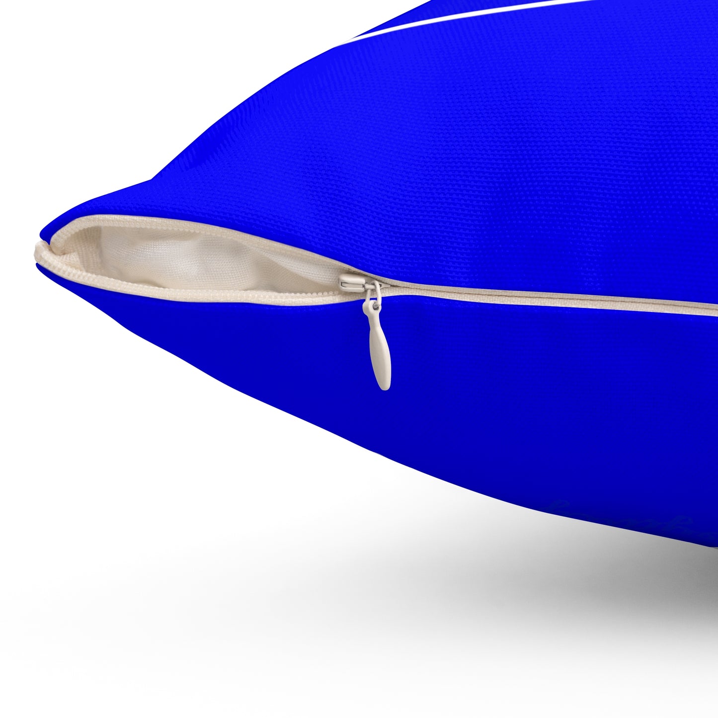 Dudda$ L.I.L "Big Blue" Spun Polyester Square Pillow