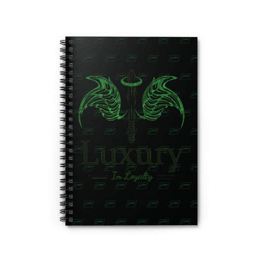 Dudda$ L.I.L "Forest-Black" Spiral Notebook - Ruled Line