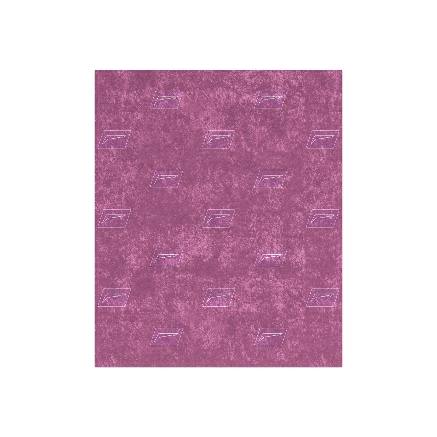 Dudda$ "Barbie Pink" Crushed Velvet Blanket