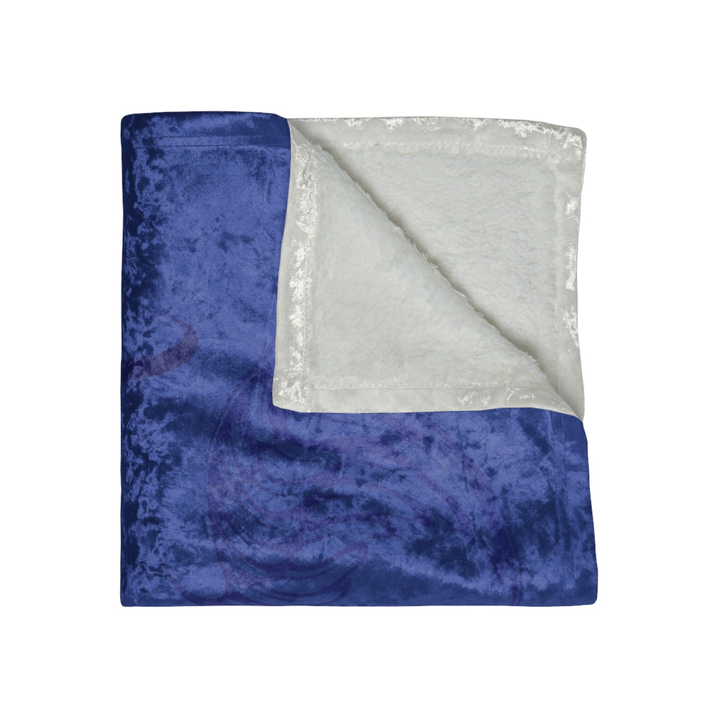 Dudda$ L.I.L "Big Blue" Crushed Velvet Blanket