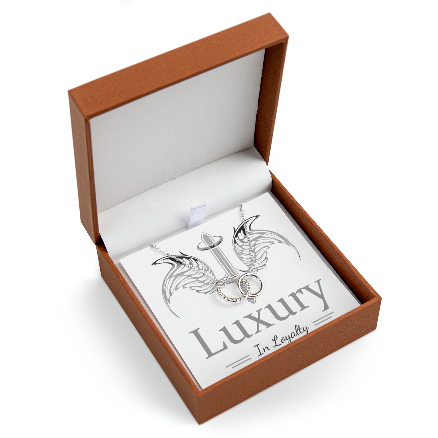 Dudda$ L.I.L Interlocking Circle Necklace