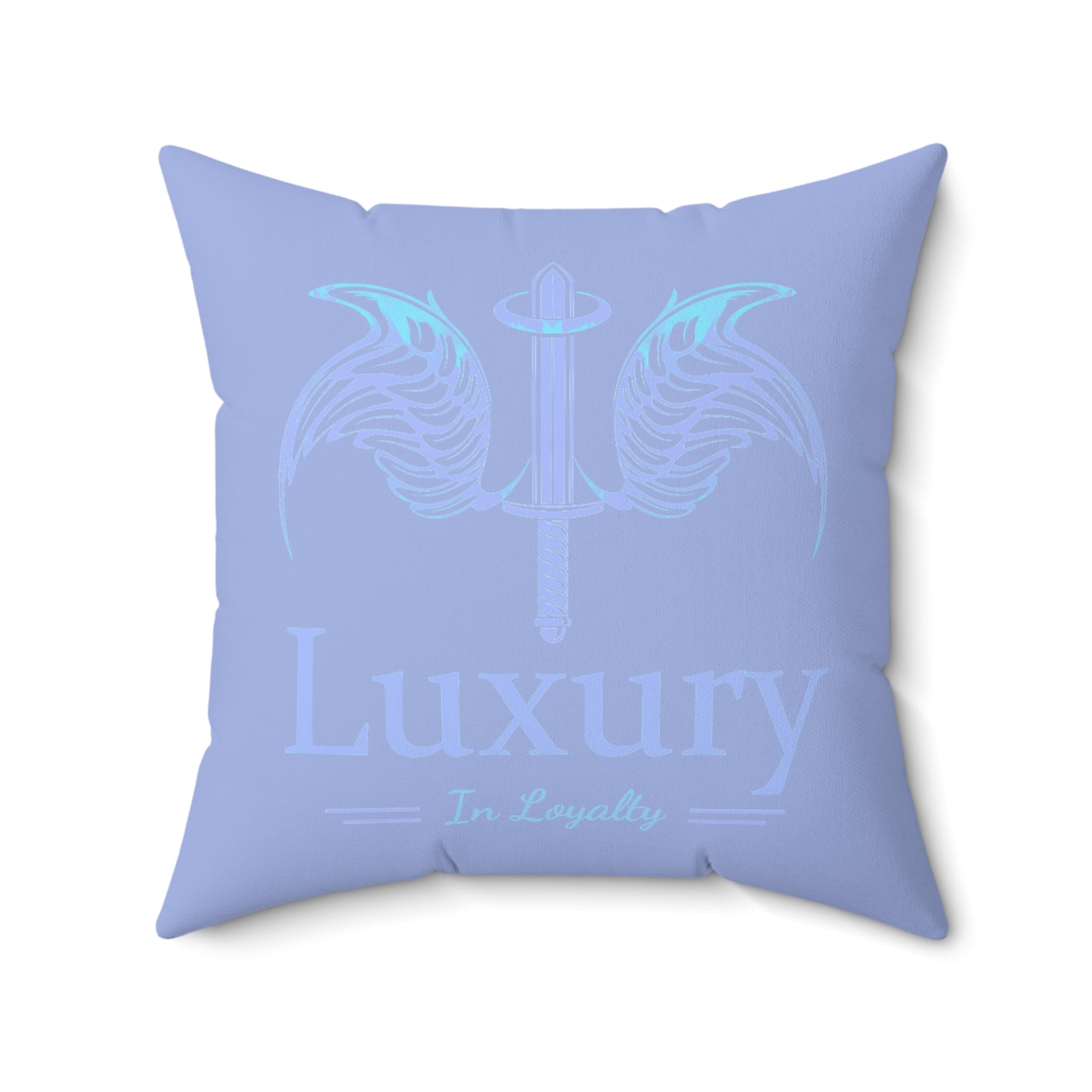 Dudda$ L.I.L "Violet" Spun Polyester Square Pillow