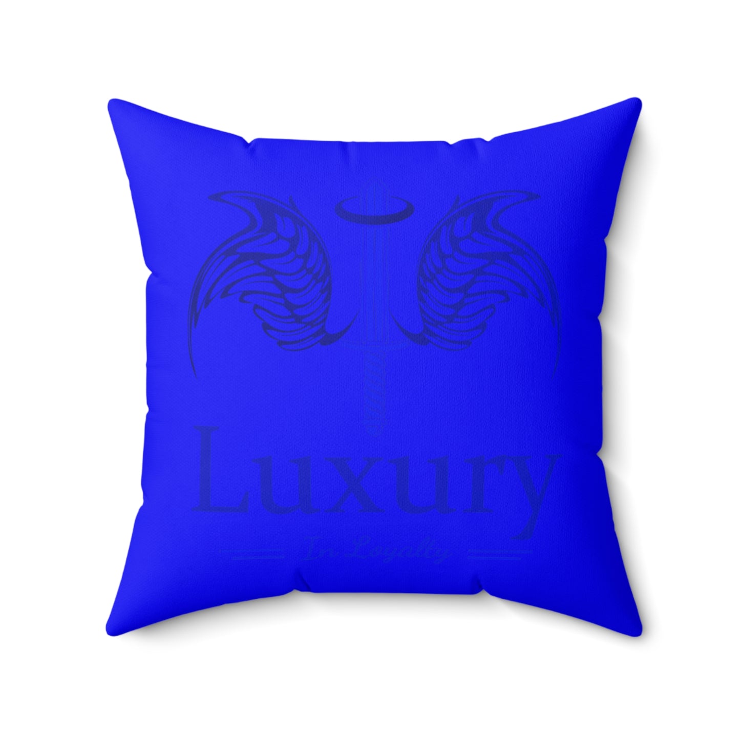 Dudda$ L.I.L "Big Blue" Spun Polyester Square Pillow
