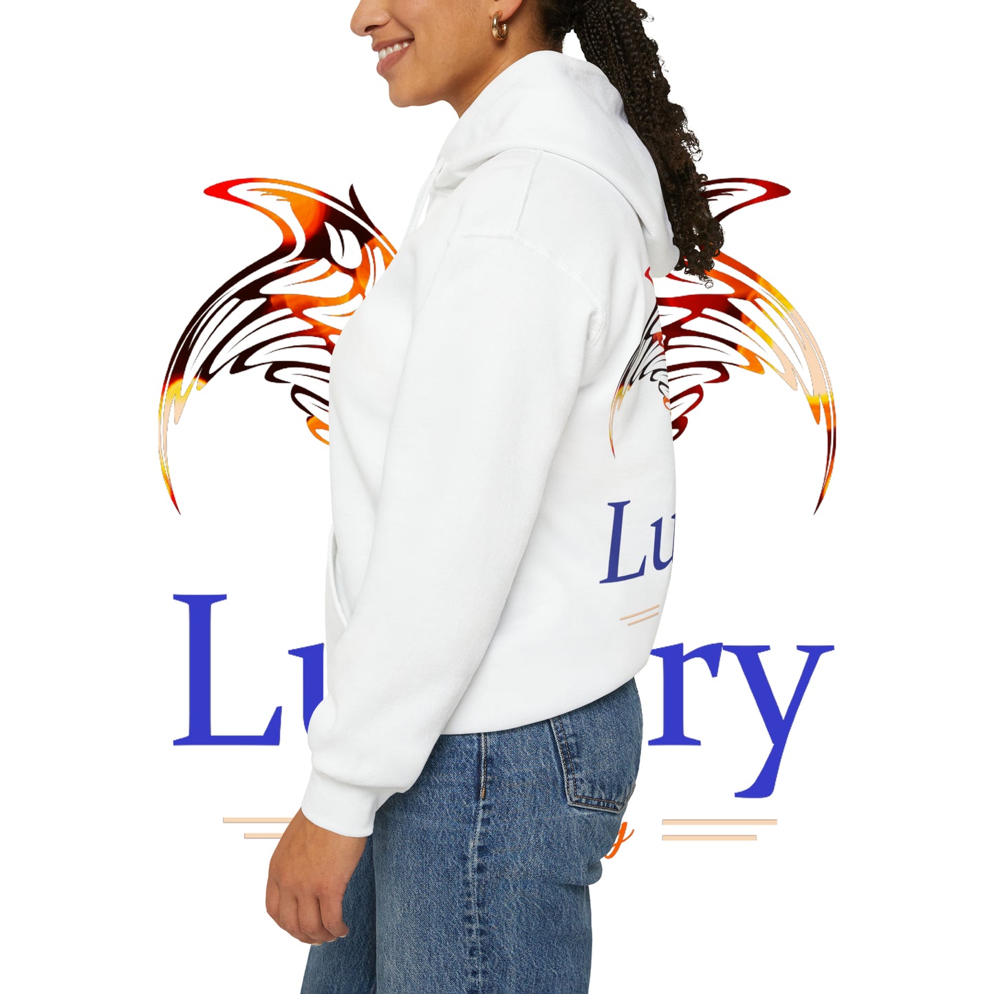 Dudda$ L.I.L "Icy Orange" Unisex Heavy Blend™ Hooded Sweatshirt