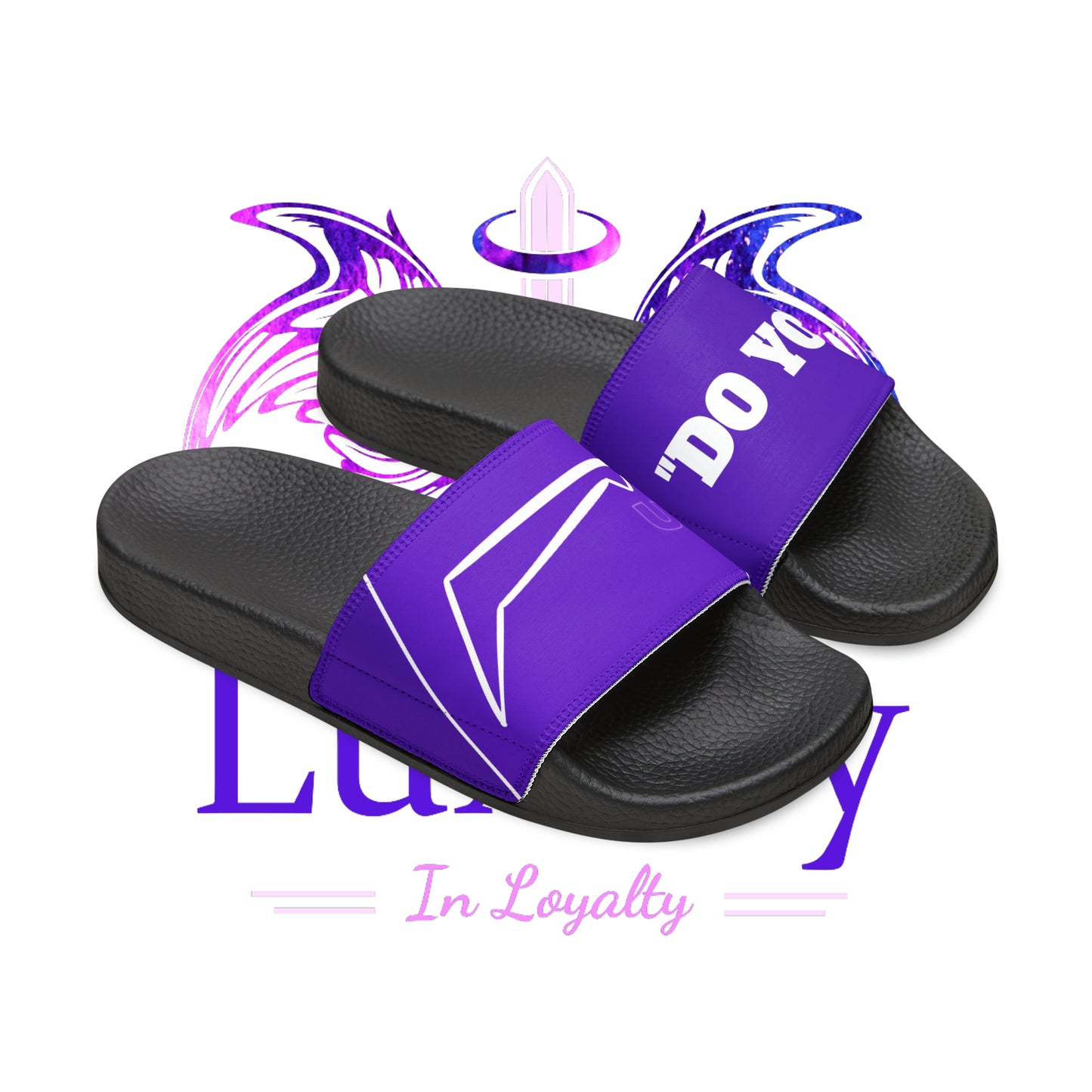 Dudda$ "Purple Pilot" Slides (Mens)