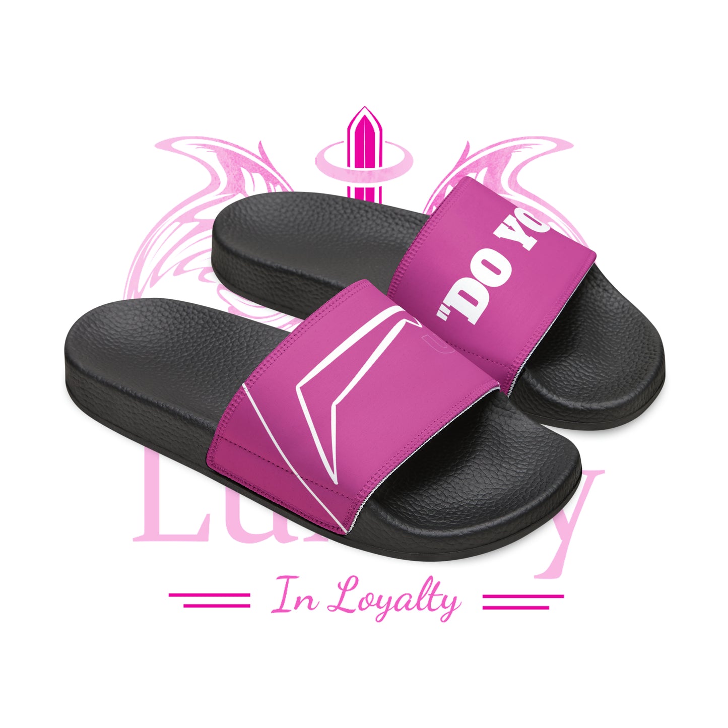 Dudda$ "Pink Heat" Slides (Mens)