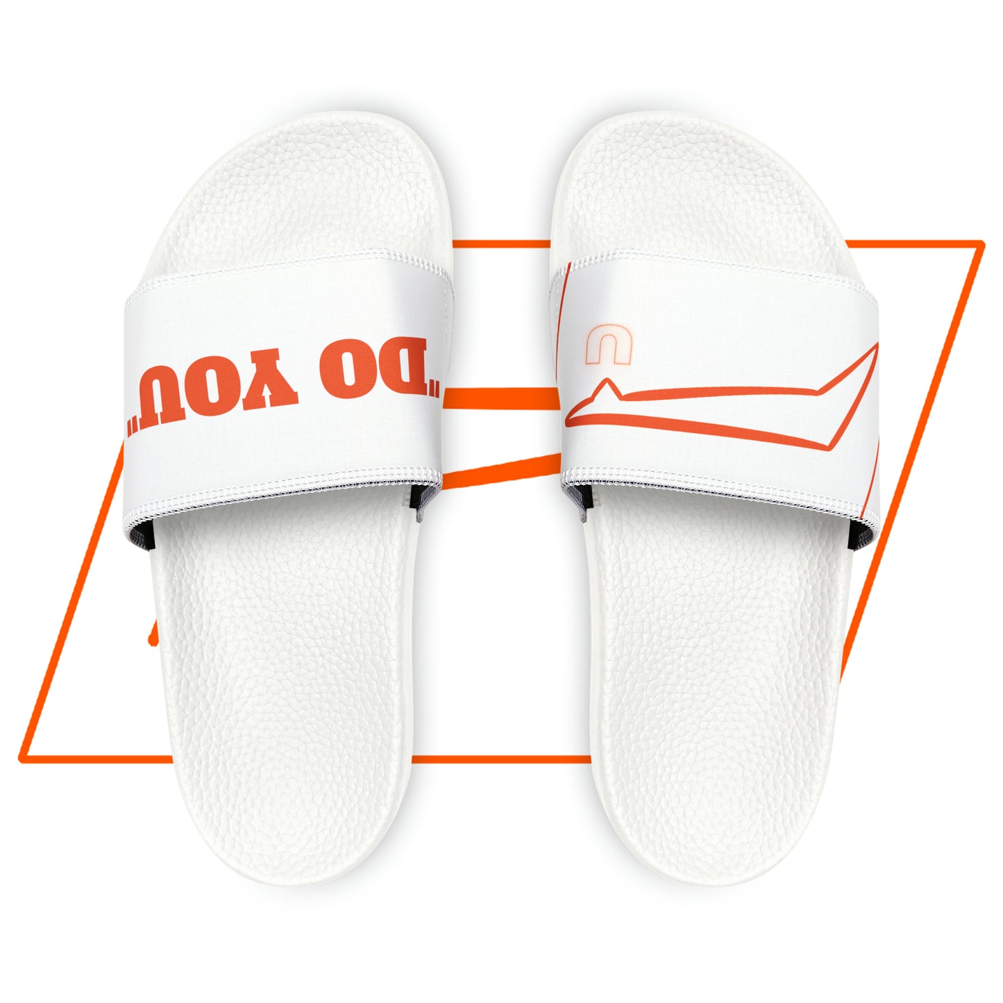 Dudda$ "Orange Frost" Slides (Mens)