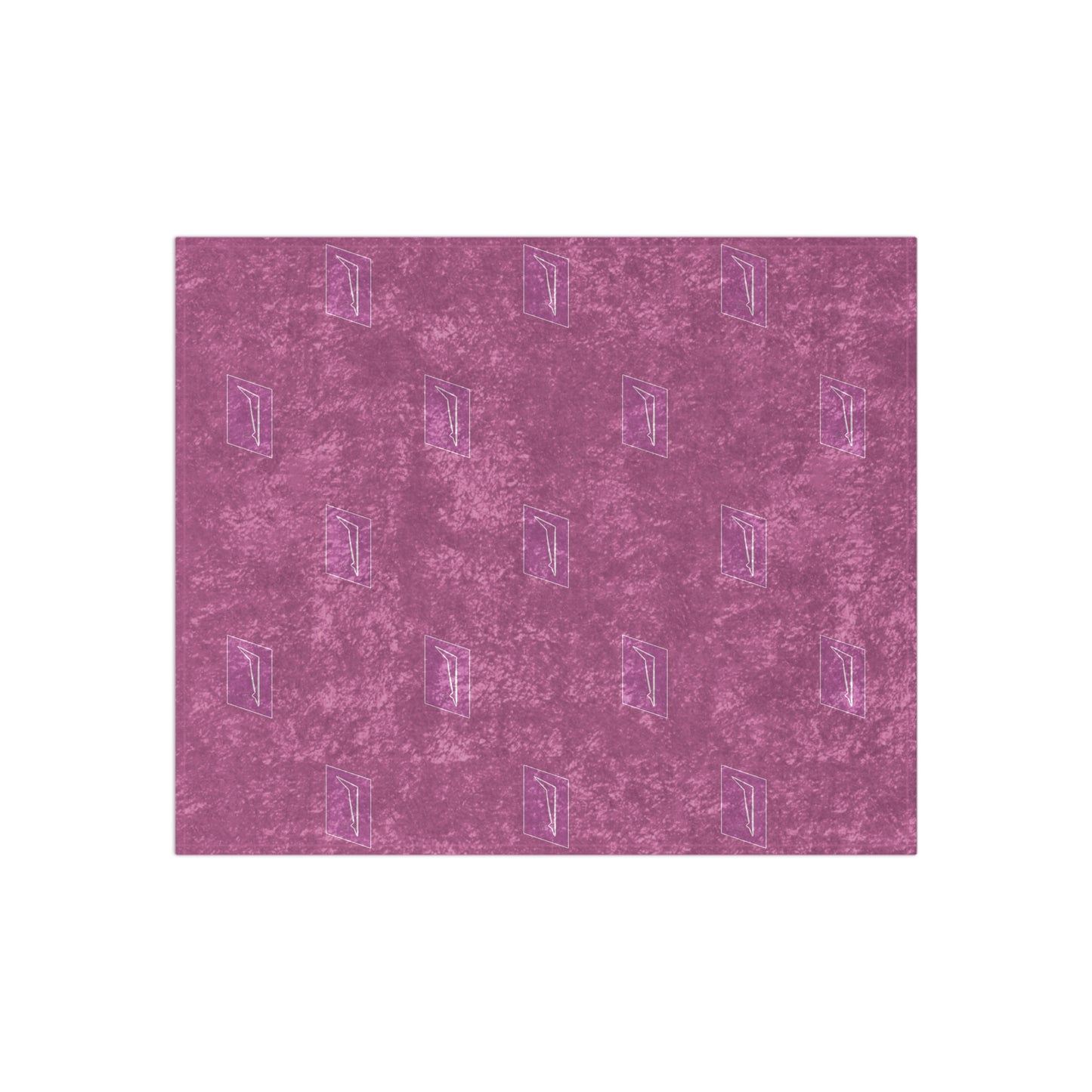 Dudda$ "Barbie Pink" Crushed Velvet Blanket