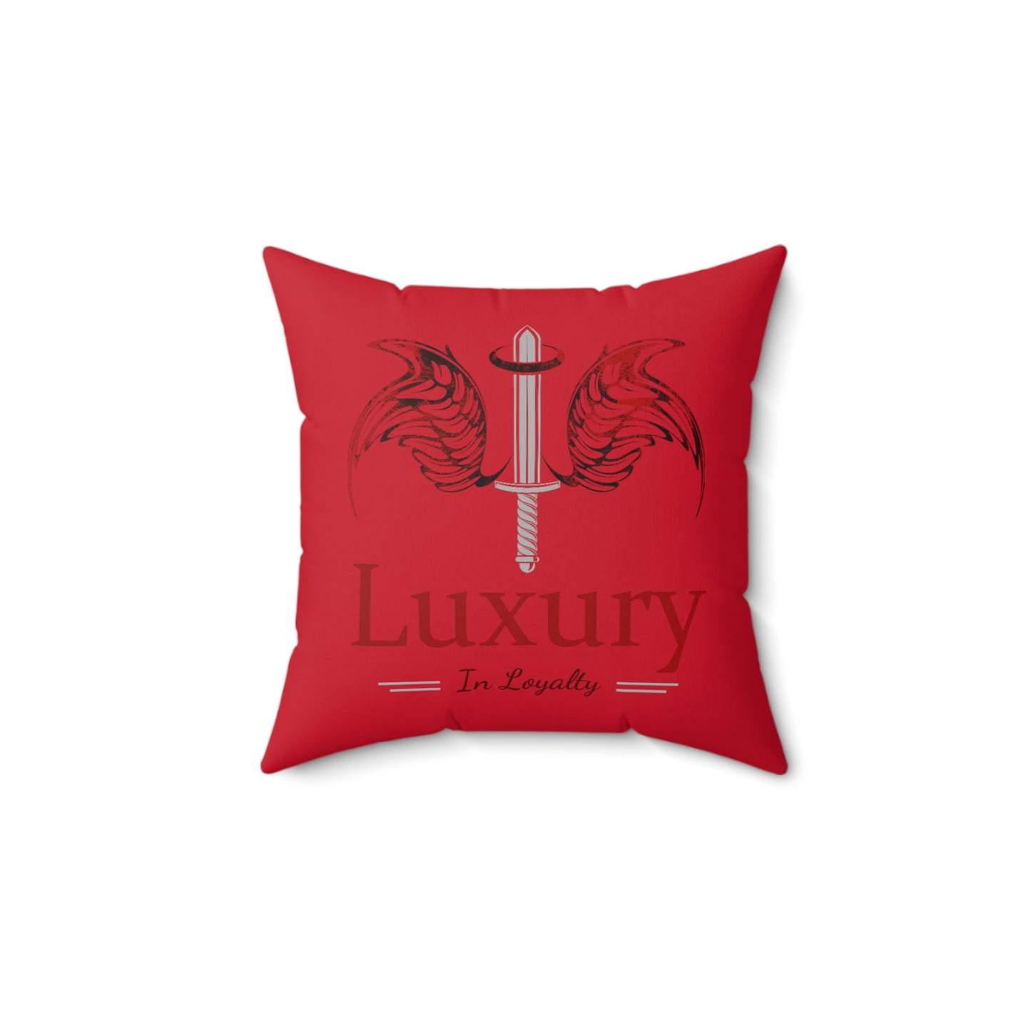 Dudda$ L.I.L "Cardinal" Spun Polyester Square Pillow