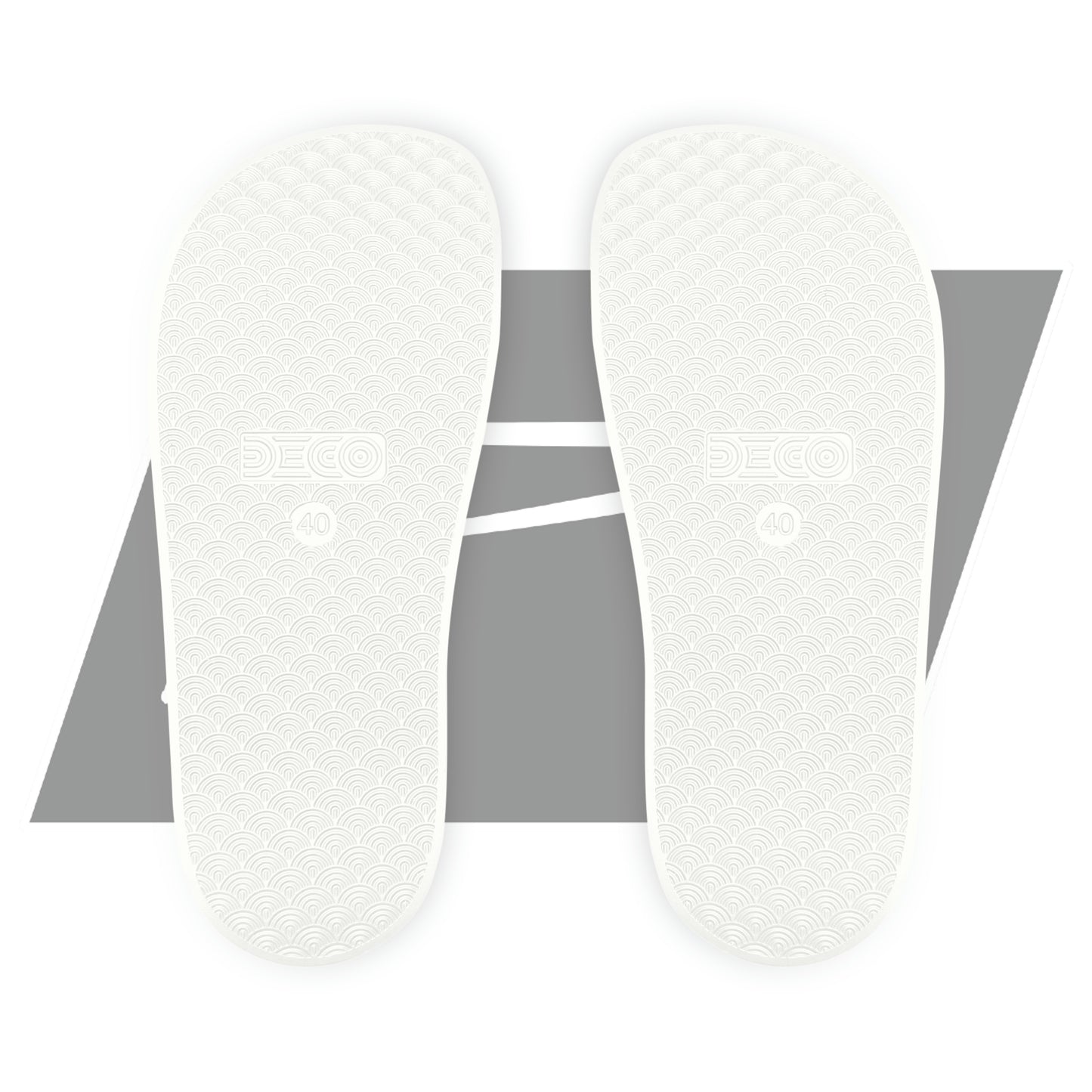 Dudda$ "Wolf Grey" Slides (Mens)