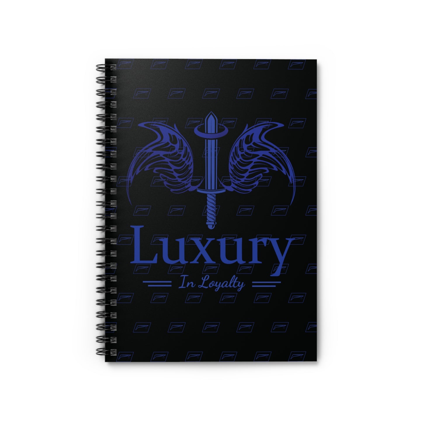 Dudda$ L.I.L "Big Blue-Black" Spiral Notebook - Ruled Line