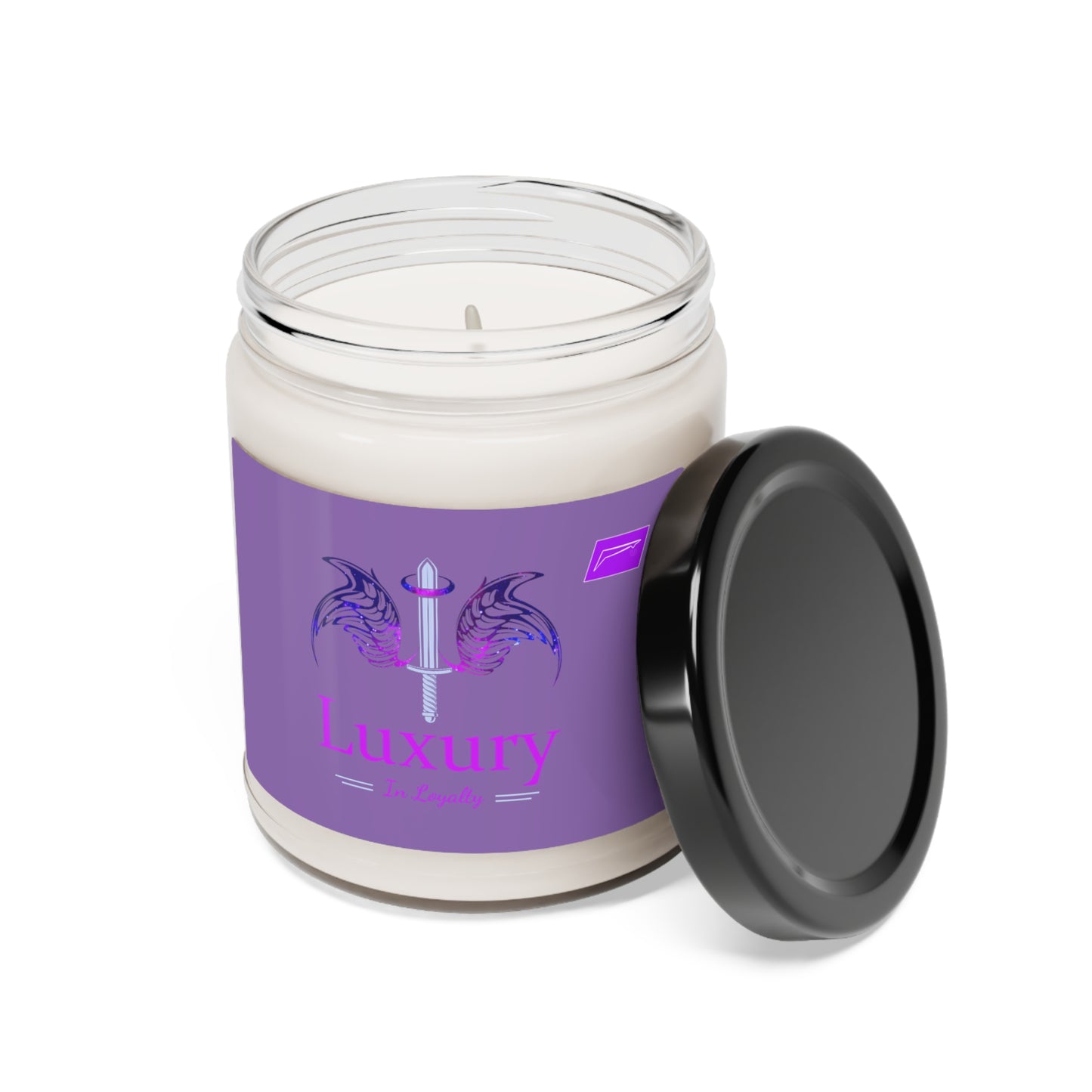 Dudda$ L.I.L White Sage + Lavender Scented Soy Candle, 9oz