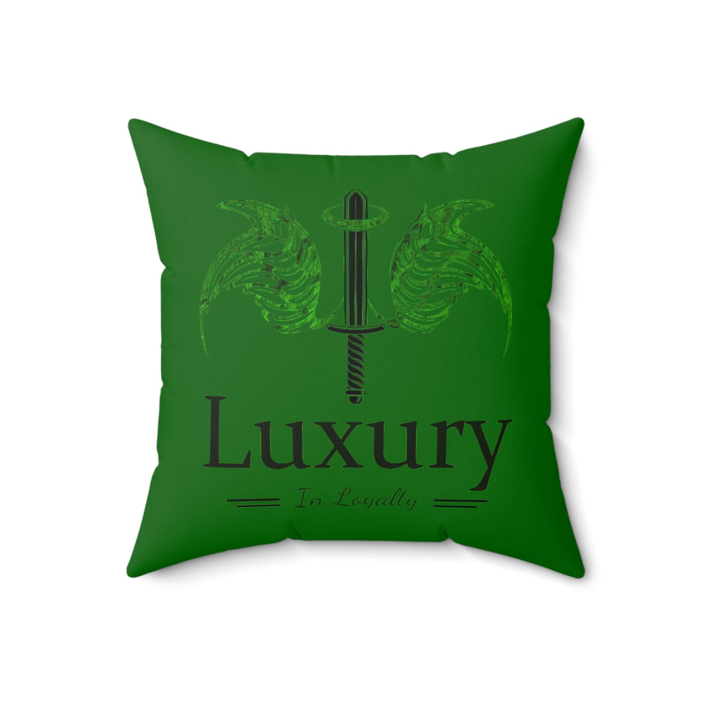 Dudda$ L.I.L "Forest" Spun Polyester Square Pillow