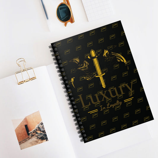 Dudda$ L.I.L "Lemonade-Black" Spiral Notebook - Ruled Line